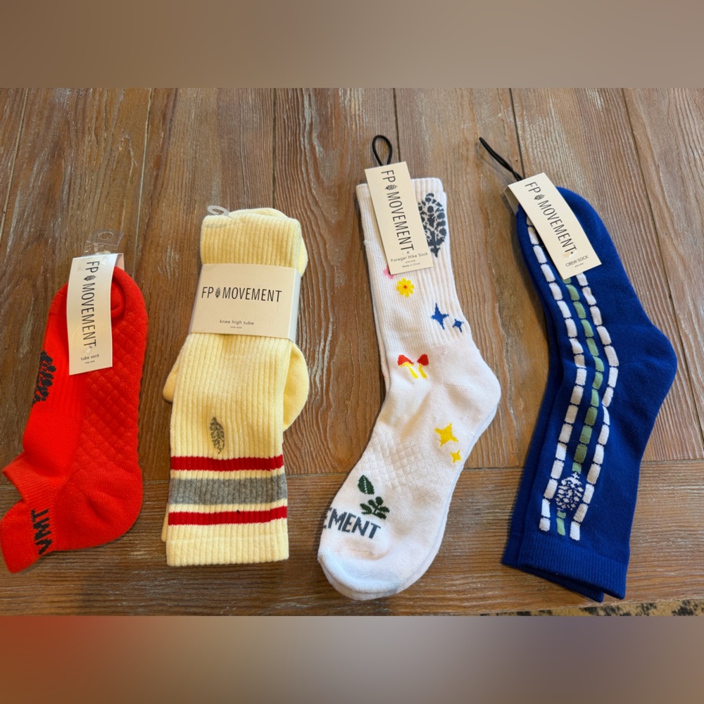 NWT free people movement - 4 pairs socks